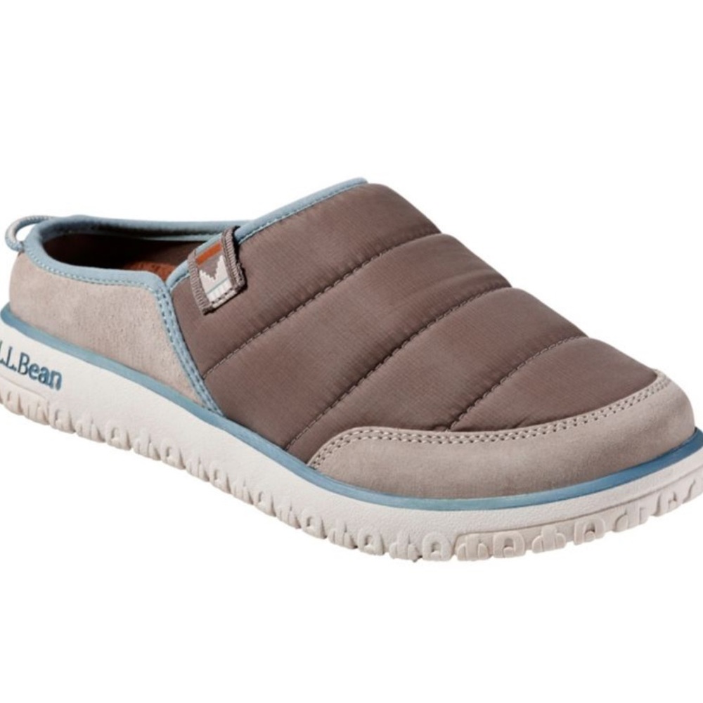 LL Bean womens 10 Mountain Classic Quilted Slides Shoes Slippers Indoor Outdoor